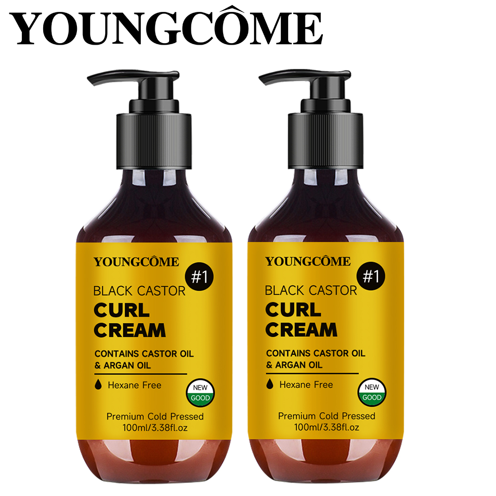 Hair Care Dandruff - Crème capillaire à l'huile de ricin,