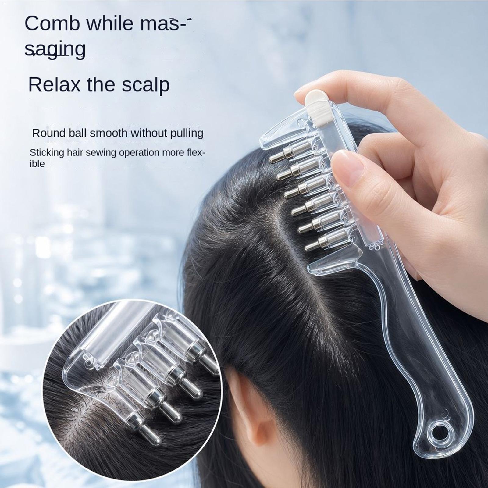 Hair Care Lotion - 1 pièce, peigne transparent portable pour