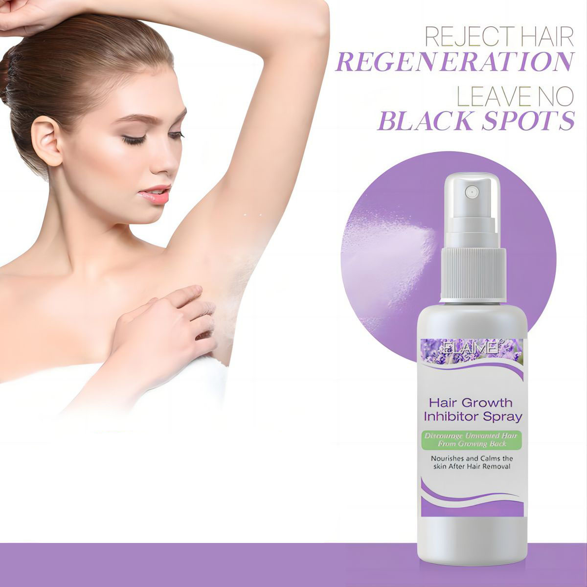 Hair Care Lotion - Spray Dépilatoire Inhibiteur pour la Croissance